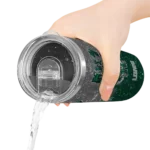 customized hawaii rainbow warriors kiss band silver skinny tumbler best selling 1.webp