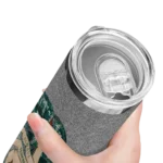 customized-hawaii-rainbow-warriors-sparkle-lips-green-skinny-tumbler-best-selling.webp
