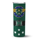 customized-hawaii-rainbow-warriors-star-cluster-green-skinny-tumbler-best-selling.webp
