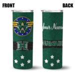 customized-hawaii-rainbow-warriors-star-cluster-green-skinny-tumbler-best-selling.webp