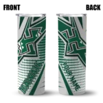 customized-hawaii-rainbow-warriors-web-stripes-green-white-skinny-tumbler-best-selling-1.webp