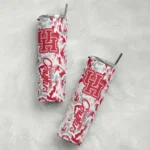 customized-houston-cougars-claw-marks-red-white-skinny-tumbler-best-selling.webp