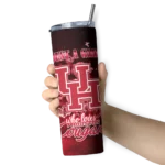 customized-houston-cougars-rose-romance-red-black-skinny-tumbler-best-selling.webp