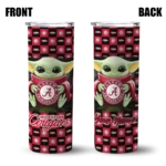 customized-houston-cougars-yoda-cozy-red-black-skinny-tumbler-best-selling.webp