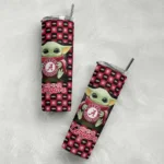customized-houston-cougars-yoda-cozy-red-black-skinny-tumbler-best-selling.webp
