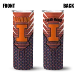 customized-illinois-fighting-illini-chevron-stripes-blue-skinny-tumbler-best-selling.webp