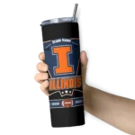 customized-illinois-fighting-illini-helmet-belt-blue-black-skinny-tumbler-best-selling.webp