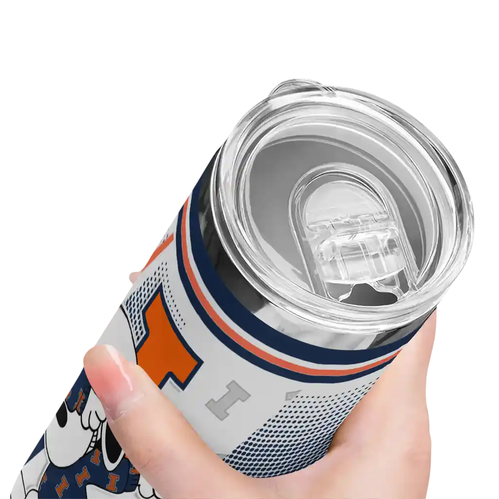 customized-illinois-fighting-illini-snoopy-dog-blue-white-skinny-tumbler-high-quality-2.webp
