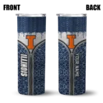 customized-illinois-fighting-illini-sparkle-drip-blue-skinny-tumbler-best-selling.webp