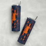 customized-illinois-fighting-illini-star-pop-blue-black-skinny-tumbler-best-selling.webp