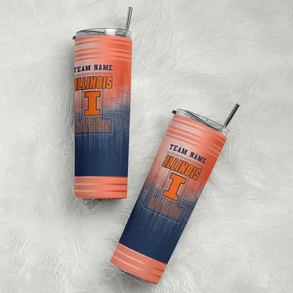 customized-illinois-fighting-illini-swirl-texture-blue-skinny-tumbler-top-rated.webp