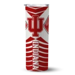 customized-indiana-hoosiers-camo-texture-red-skinny-tumbler-best-selling.webp