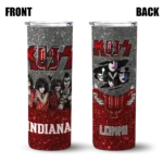 customized-indiana-hoosiers-kiss-band-cream-skinny-tumbler-best-selling.webp