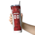 customized-indiana-hoosiers-stacked-diamond-red-skinny-tumbler-best-selling.webp
