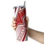 customized-indiana-hoosiers-web-stripes-red-white-skinny-tumbler-best-selling.webp