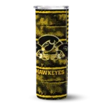 customized-iowa-hawkeyes-chevron-patch-black-skinny-tumbler-best-selling.webp