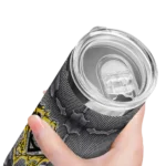 customized-iowa-hawkeyes-chevron-v-black-gray-skinny-tumbler-best-selling.webp
