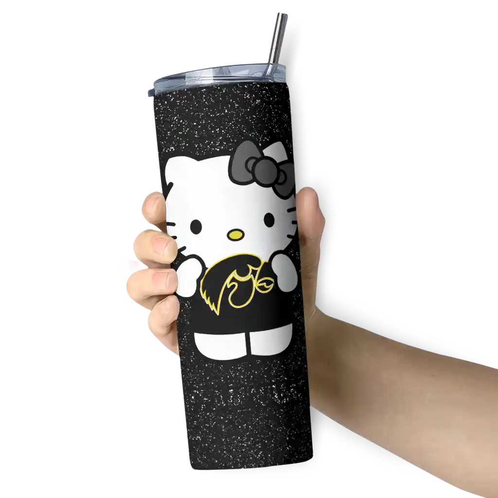 customized-iowa-hawkeyes-hello-kitty-black-skinny-tumbler-premium-grade.webp