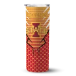 customized-iowa-state-cyclones-chevron-stripes-red-skinny-tumbler-best-selling.webp