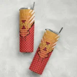customized-iowa-state-cyclones-chevron-stripes-red-skinny-tumbler-best-selling.webp