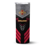 customized-iowa-state-cyclones-hexagon-honeycomb-red-black-skinny-tumbler-best-selling.webp