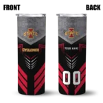 customized-iowa-state-cyclones-hexagon-honeycomb-red-black-skinny-tumbler-best-selling.webp