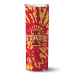 customized-iowa-state-cyclones-metallic-grid-red-skinny-tumbler-best-selling.webp