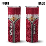 customized-iowa-state-cyclones-sparkle-drip-red-skinny-tumbler-best-selling.webp