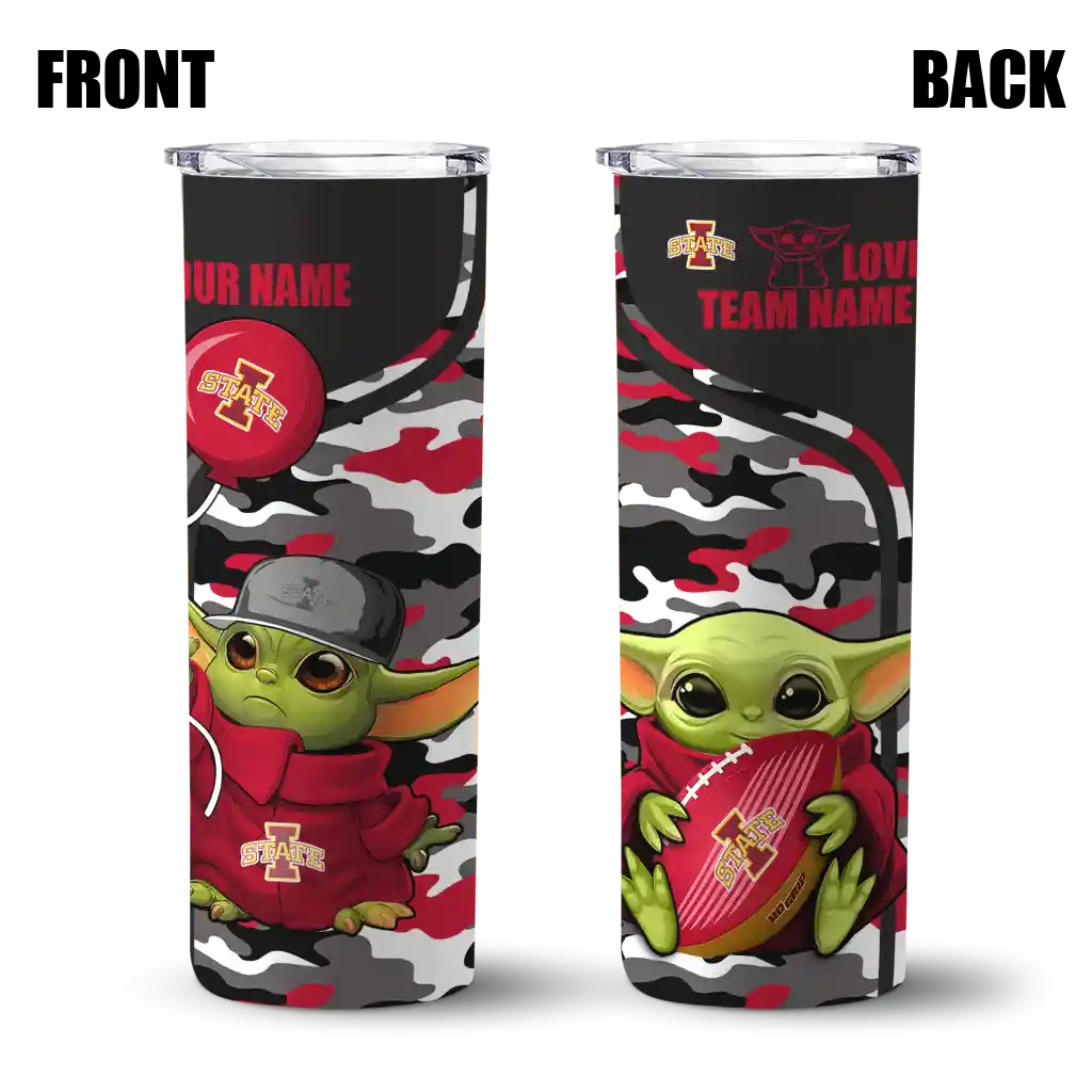 customized-iowa-state-cyclones-yoda-camo-red-black-skinny-tumbler-fashion-forward.webp