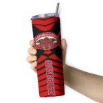 customized-jacksonville-state-gamecocks-camo-texture-red-skinny-tumbler-best-selling.webp