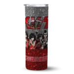 customized-jacksonville-state-gamecocks-kiss-band-black-skinny-tumbler-best-selling.webp