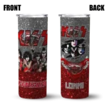 customized-jacksonville-state-gamecocks-kiss-band-black-skinny-tumbler-best-selling.webp