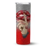 customized-jacksonville-state-gamecocks-sparkle-lips-red-skinny-tumbler-best-selling-1.webp