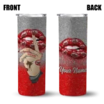 customized-jacksonville-state-gamecocks-sparkle-lips-red-skinny-tumbler-best-selling-1.webp