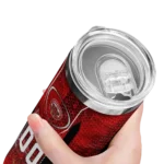 customized-jacksonville-state-gamecocks-stacked-diamond-red-skinny-tumbler-best-selling.webp