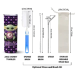 customized james madison dukes yoda cozy purple black skinny tumbler best selling 1 2.webp