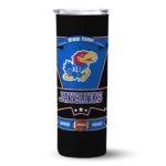 customized-kansas-jayhawks-helmet-belt-blue-black-skinny-tumbler-best-selling.webp