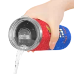 customized-kansas-jayhawks-snoopy-attitude-blue-skinny-tumbler-best-selling.webp