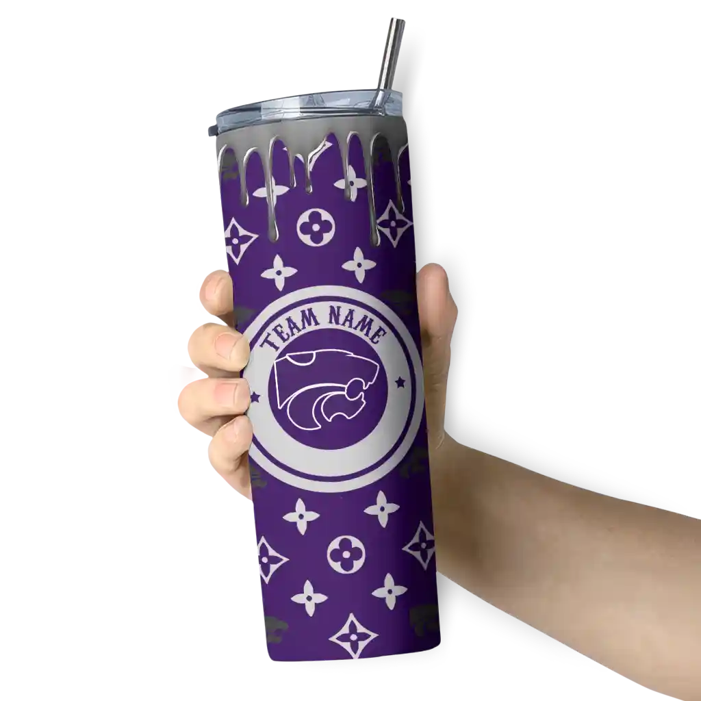 customized-kansas-state-wildcats-camo-streak-purple-skinny-tumbler-premium-grade.webp