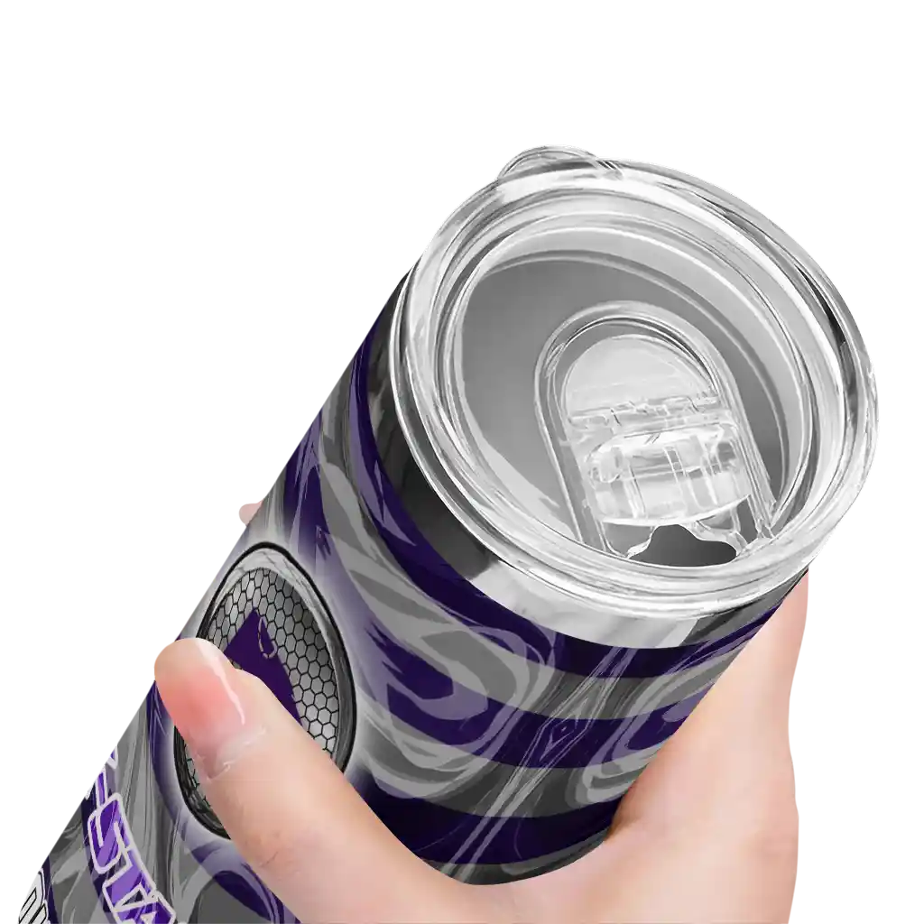 customized-kansas-state-wildcats-patterned-waves-purple-skinny-tumbler-high-quality.webp