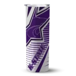 customized-kansas-state-wildcats-web-stripes-purple-white-skinny-tumbler-best-selling.webp