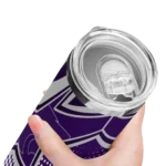 customized-kansas-state-wildcats-web-stripes-purple-white-skinny-tumbler-best-selling.webp