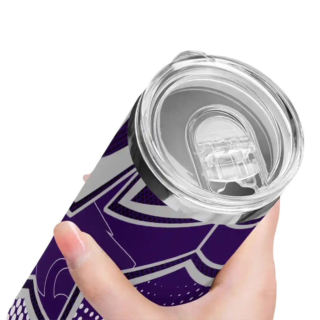 customized-kansas-state-wildcats-web-stripes-purple-white-skinny-tumbler-high-quality.webp