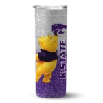 customized-kansas-state-wildcats-winnie-the-pooh-purple-gray-skinny-tumbler-best-selling.webp