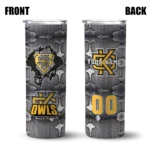 customized-kennesaw-state-owls-chevron-v-gold-gray-skinny-tumbler-best-selling.webp