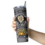 customized-kennesaw-state-owls-chevron-v-gold-gray-skinny-tumbler-best-selling.webp