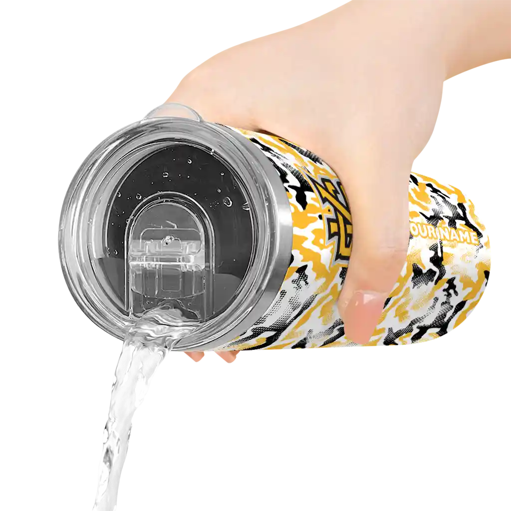 customized-kennesaw-state-owls-claw-marks-gold-white-skinny-tumbler-latest-model.webp