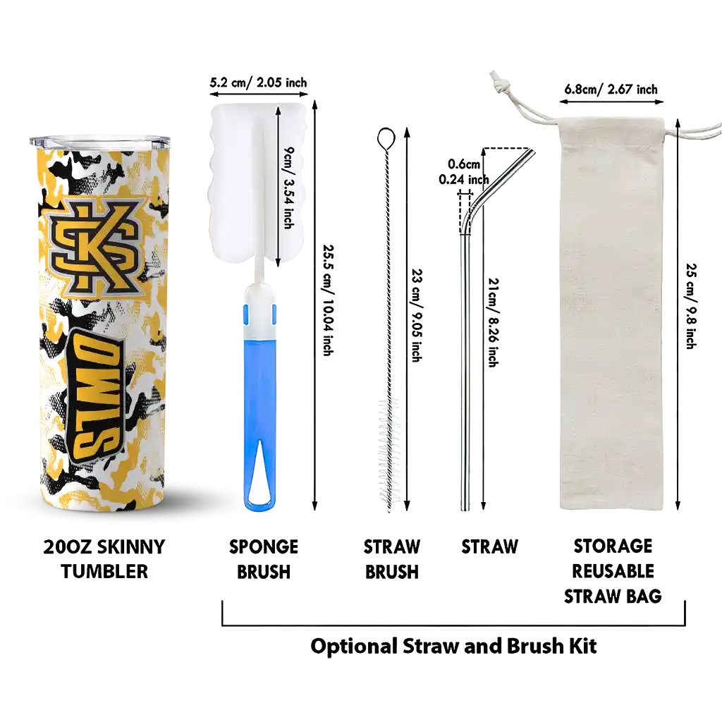customized-kennesaw-state-owls-claw-marks-gold-white-skinny-tumbler-new-arrival.webp