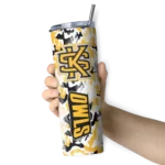 customized-kennesaw-state-owls-claw-marks-gold-white-skinny-tumbler-best-selling.webp