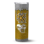 customized-kennesaw-state-owls-pixel-fade-gold-skinny-tumbler-best-selling-1.webp
